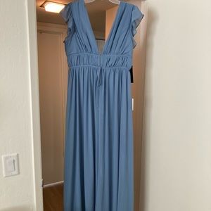 Lulu’s bridesmaid dress - color blue/gray